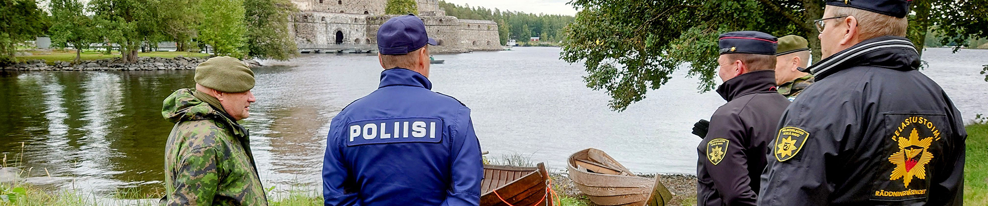 Viranomaiset, kuten pelastustoimi, poliisi ja puolustusvoimat, harjoittelivat yhteistoimintaa paikallispuolustusharjoituksessa Savonlinnassa syyskuussa 2022.