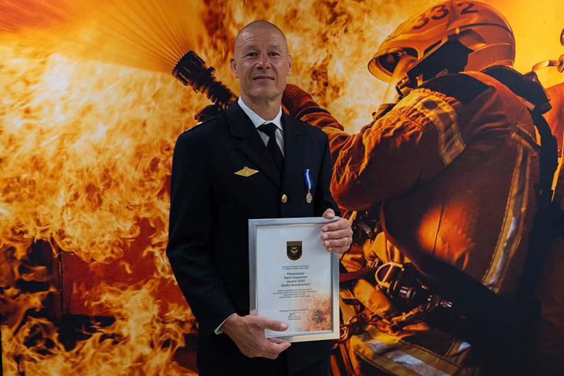 Fire officer Harri Hopponen is Stadin brankkari 2023