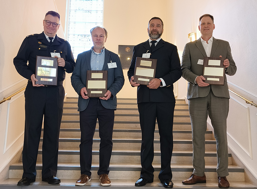 Innovaatiopalkinnon saajat. Kuva: Palosuojelurahasto