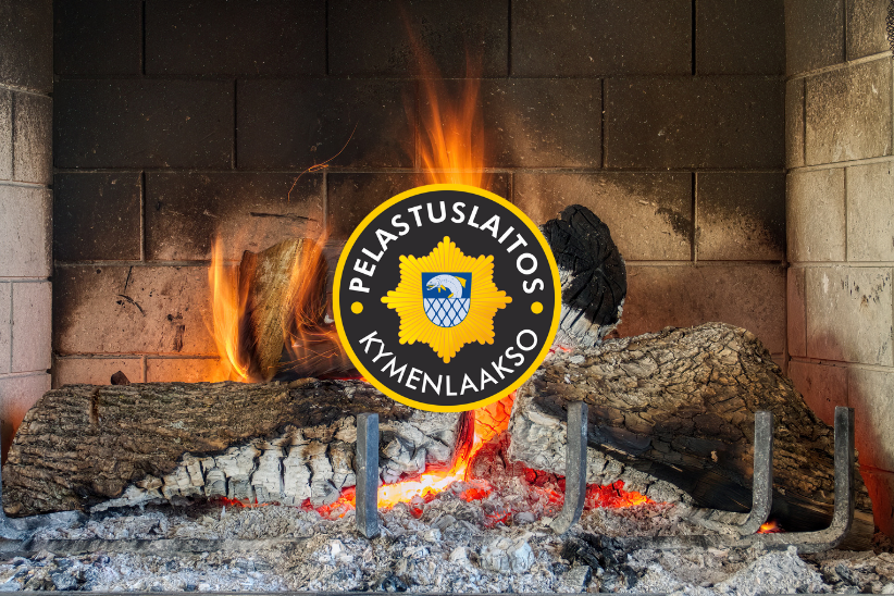 Puita takassa palamassa.