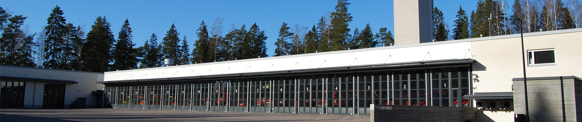 The central firestation of Länsi-Uusimaa rescue services.